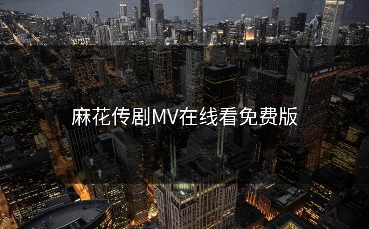 麻花传剧MV在线看免费版